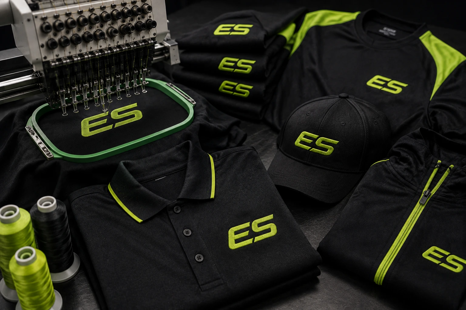 Custom embroidery for sportswear at Elyvra Sports